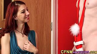 Cfnm Redhead Sucks and Tugs in High Definition Action