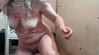 Wow, Esclave F Trains Hard with Toys in a Dark Cave!