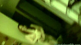 amateur slut girlfriend bent over in office getting doggystyled while spied on at work