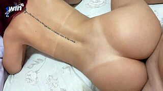 pull my panties aside and make me cum three times with that thick cock