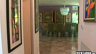 Petite stepdaughter Giselle Leon fucked hard by stepdad