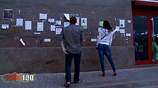 Picking Up Busty Tattooed Spanish Milf Lamia Dark For Street Fuck And Facial