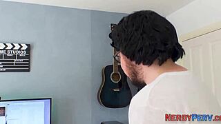 Yorkshire Geek Tricked Into Blowjob By Tattooed Brit