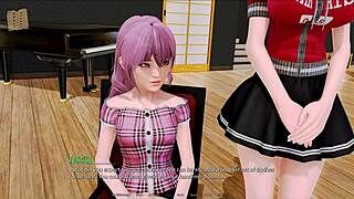 Exploring The Harem Hotel In This Anime Game