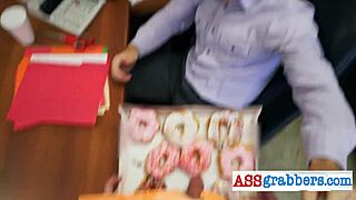 Gay Hardcore Sex In Office After Donuts!