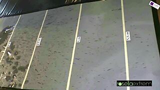 My mistress squirted 6 meters of pee and pussy-juice for me!