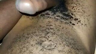Hairy Twink Wanks Big Cock Solo at Home