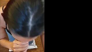 Gorgeous Colombian Queen Devours Huge Monster Cock With Intense Blowjob And Swallowing