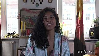 watch her masturbate on the balcony