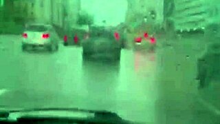 I'm jerking my big gay cock in the car while driving.
