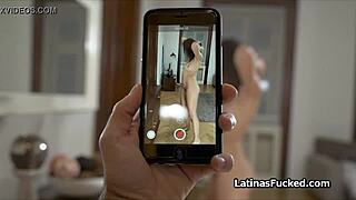 Beautiful perky latina bounces wildly on that hard cock!