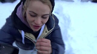 Why Does Hot Student Suck Professor After Ski Lesson?