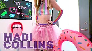 hey madi collins, how’d ya handle that huge cock pov no hands blowjob?