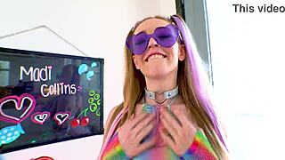 hey madi collins, how’d ya handle that huge cock pov no hands blowjob?