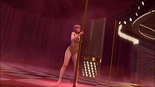 I danced in the cartoon anime game