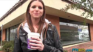 busty milf shows off toys in pov close up