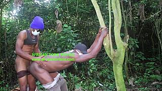 man, i can’t even, got this hot ebony threesome fuckin’ in the woods, total creampie chaos