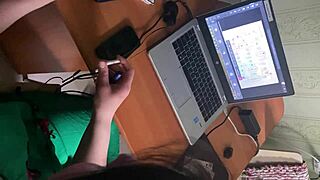 Distracted from work and sex by a phone call