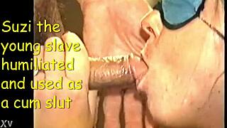 young slave suzi takes cum like a total slut 😳