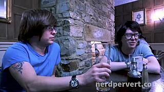 Valentina Bianco NERD gets SPUNK all over her FACE.