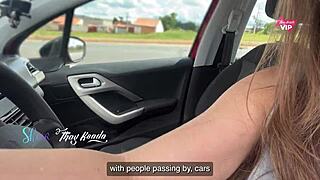 We fucked in the street with cars passing by and he creampied me