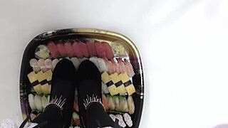 a casual narrative of asian japanese fetish practices in this sexy video