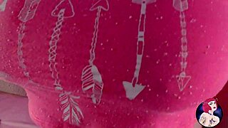 Hot girl with huge natural tits camming solo, she says.