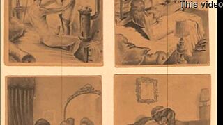 Exploring vintage erotic comic illustrations