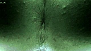 taylor starr, the black girl, sits nude on chairs and lets out farts up close