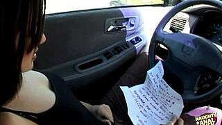 Sasha Grey blindfolds and ties herself for hardcore anal sex.