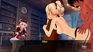 klee’s wild prank adventure with jean in anime gallery scenes