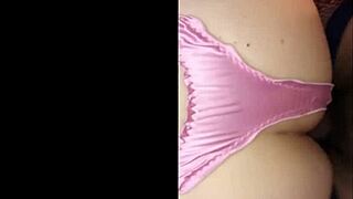 french amateur slut in lingerie fucks deepthroat ass to mouth