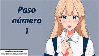 Cei Tutorial To Swallow Your Cum Slowly In Spanish!