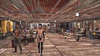 Chyler Leigh shows cute brunette model fashion in Fallout 4 😊