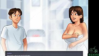 Summertime Saga Ep 32 - She Snuck Into My Room at Night to Suck and Ride! 😈