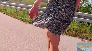 do you see me fingering my ass outdoors?