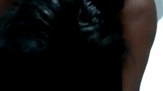 Preview of 2024 Unreleased Ebony Blowbang in Sexy Lingerie with Deepthroat Action