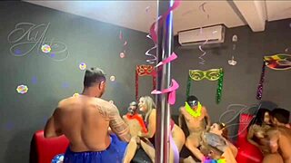 We Banged Married Chicks at Carnaval in Freedom Swing Club Floripa. Wild Holiday Action!