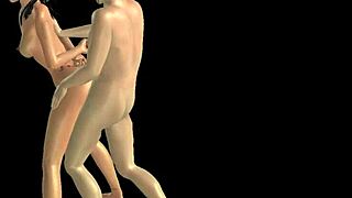 animated cartoon girl gives blowjob to japanese man