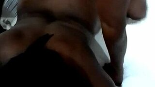 Preview of 2024 Unreleased Ebony Blowbang in Sexy Lingerie with Deepthroat Action