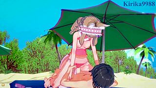 maho, karin, yuuki, let’s have intense hentai sex now