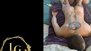 Belle-m�re potel�e suce et avale mon sperme