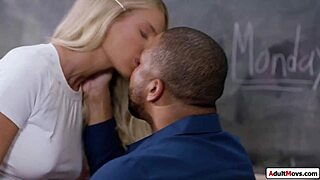 Big boob student pussy licked by teacher, old and young hardcore sex