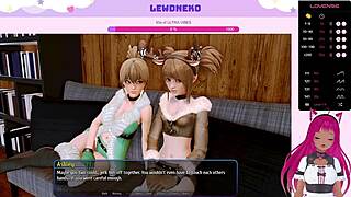 I'm playing harem hotel with lewdneko, and it's so huge and naked in the hotel, moaning loudly while masturbating publicly.