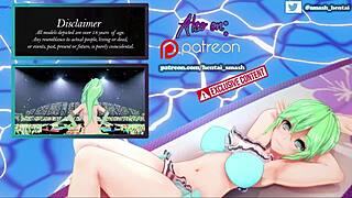 Jessica Rabbit fingers her pussy hard in hotel room!