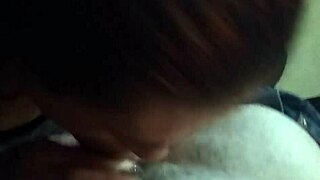 Monica's a homemade cocksucker with tattoos, sucking that monster cock like a pro