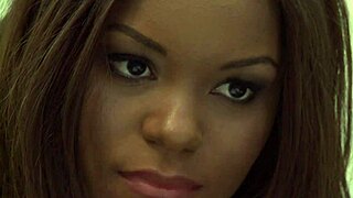 Beautiful black secretary craves my cock over my resume