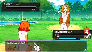 Oppaimon Hentai Pixel Game Ep 4: Fucking Favorite Pervy Pokemon Monsters in Public Sex Battle