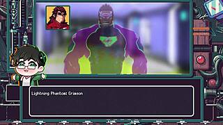 superhero turns into cumdump in blue lightning yaoi series