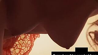 how does sunny lane finger her dripping wet pussy?